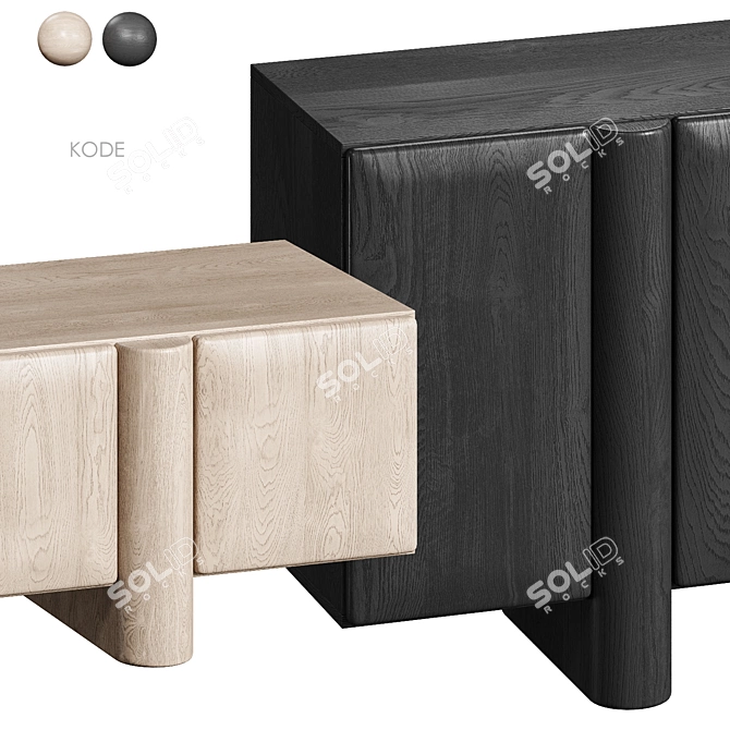 Cosmo TV Stand & Komod 3D model image 3