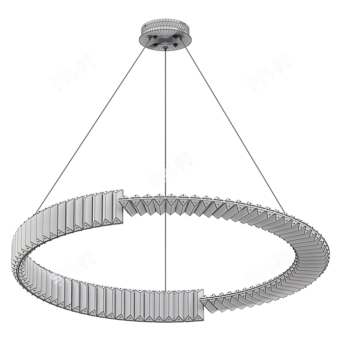 Omma Bronza LED Pendant Light 3D model image 3