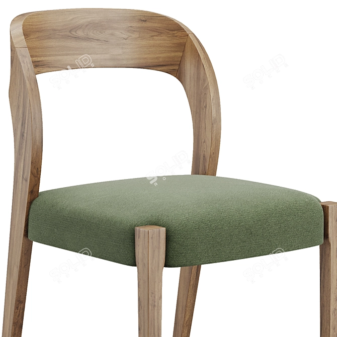 Hamish Upholstered Dining Chair 3D model image 5