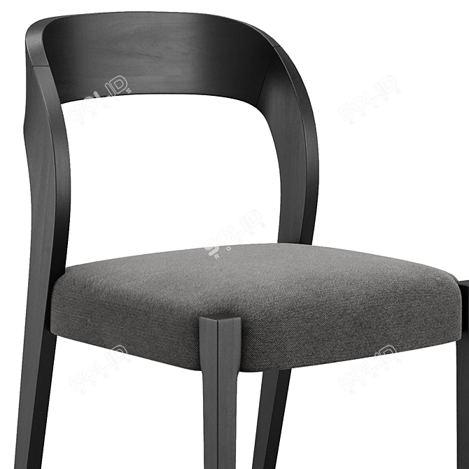 Hamish Upholstered Dining Chair 3D model image 6