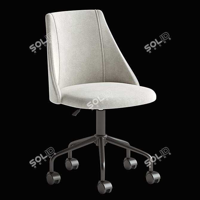 Office Computer Chair 3D Model 3D model image 4