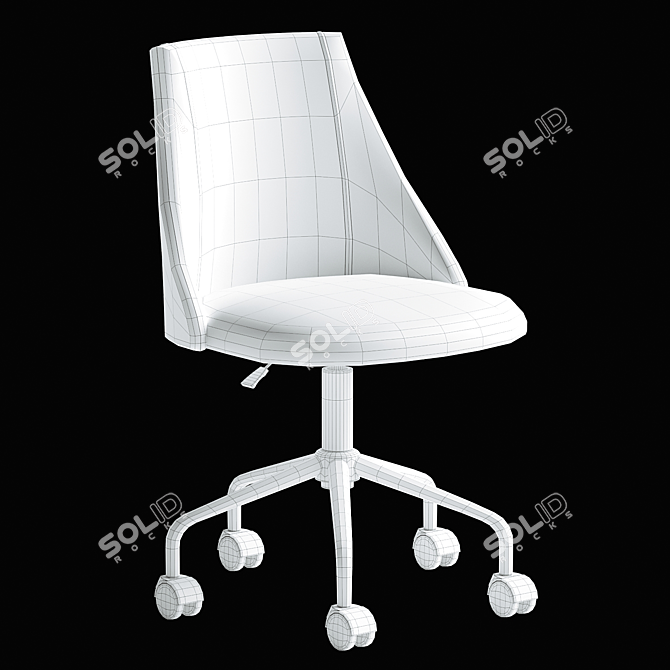 Office Computer Chair 3D Model 3D model image 6