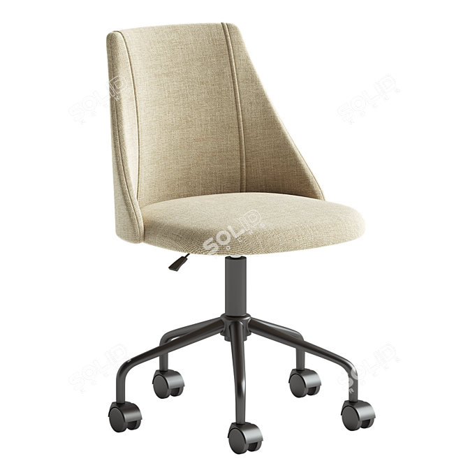 Office Computer Chair 3D Model 3D model image 8