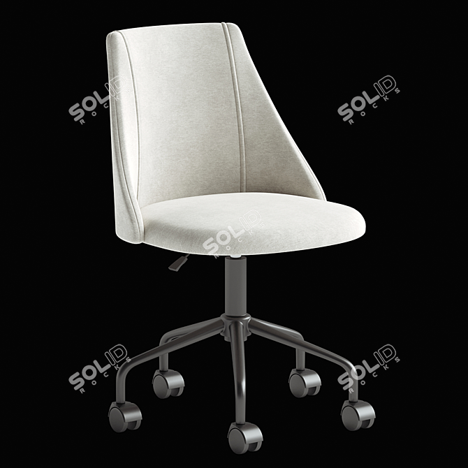 Office Computer Chair 3D Model 3D model image 10