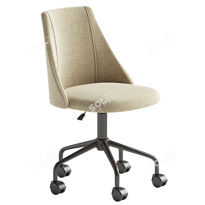 Office Computer Chair 3D Model 3D model image 11