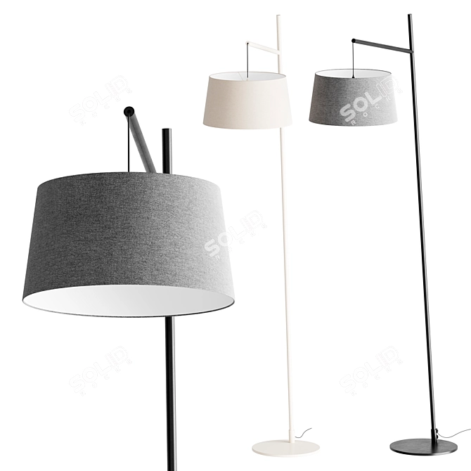 Stellar Illuminating Floor Lamp 3D model image 1