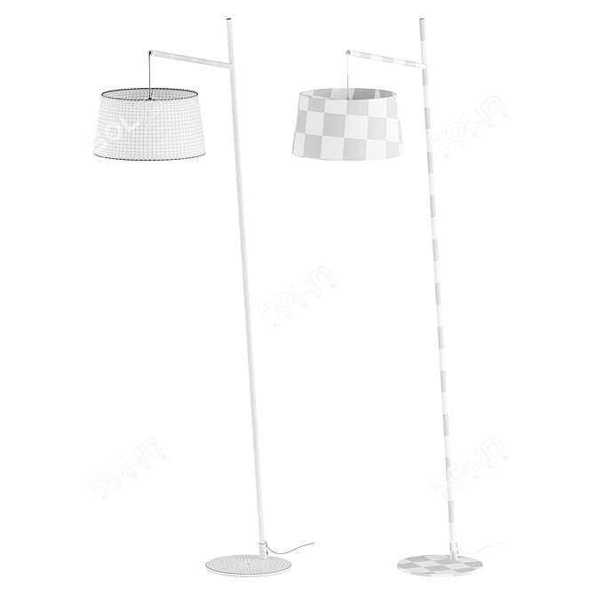 Stellar Illuminating Floor Lamp 3D model image 2