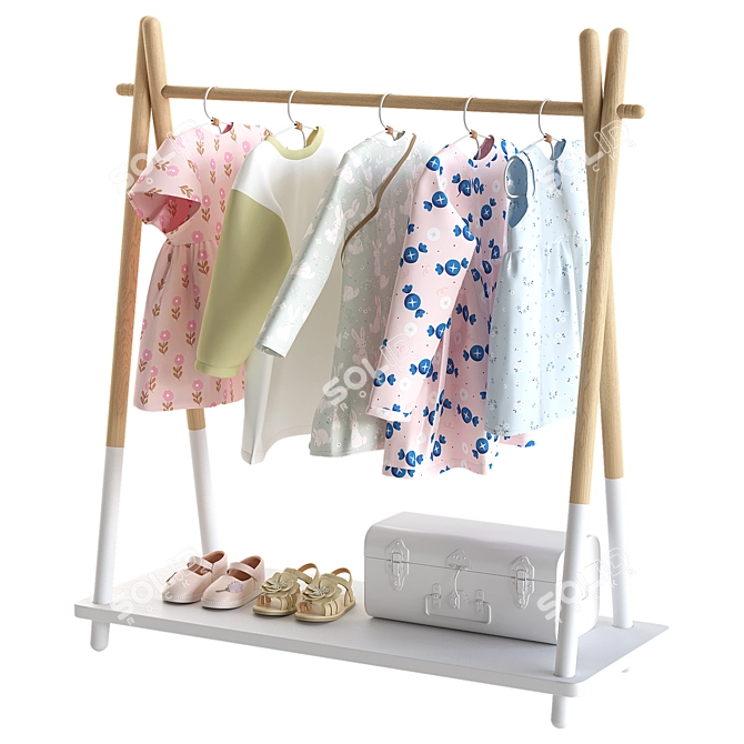 Children's Clothing and Decor 3D model image 2