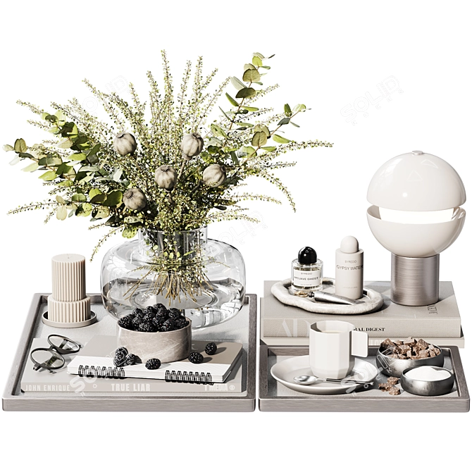  Modern Tableware Set 2018 3D model image 1