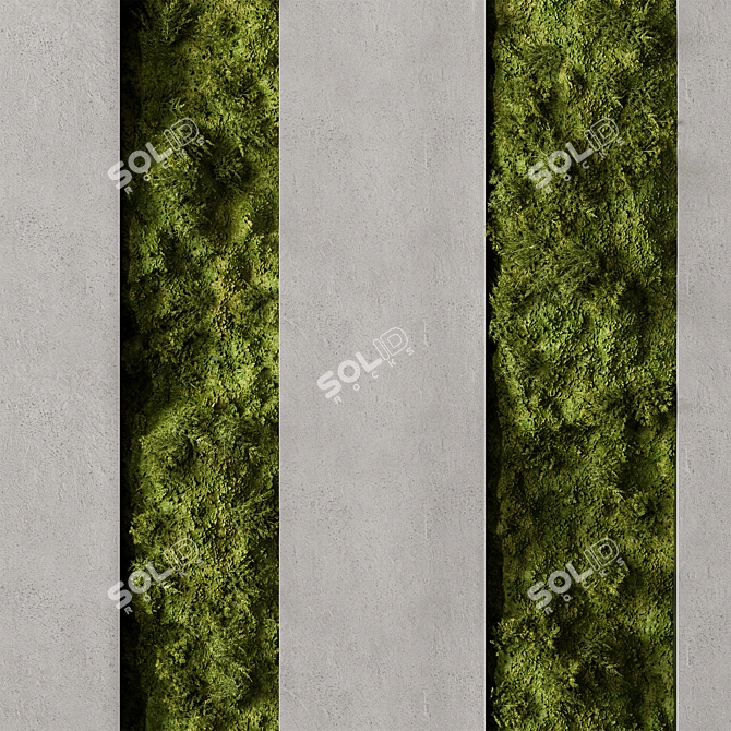 Moss Wall Vertical Garden Rack 3D model image 3