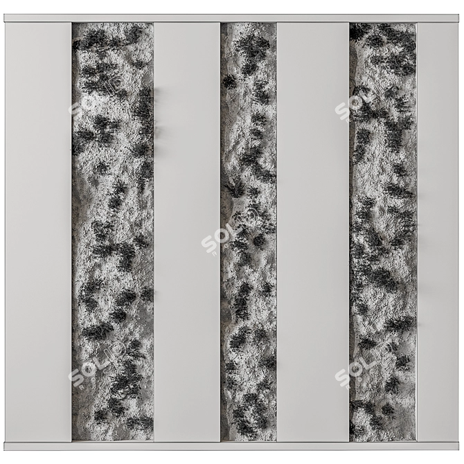 Moss Wall Vertical Garden Rack 3D model image 4
