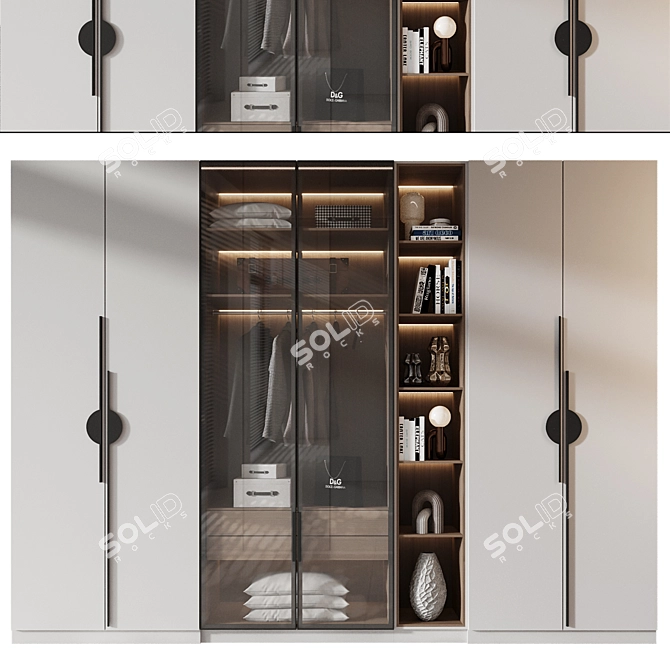 Modern Furniture Set | Editable 3D model image 1