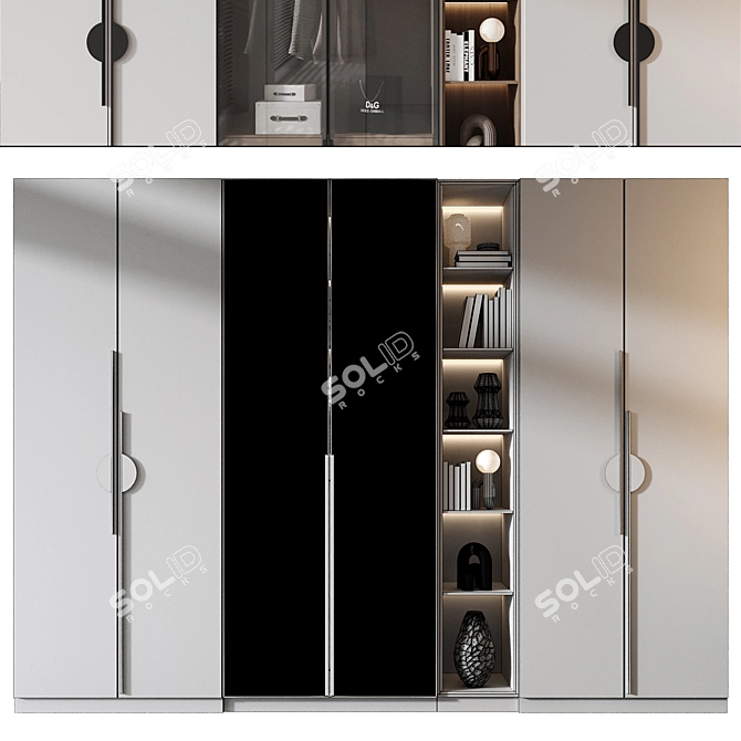 Modern Furniture Set | Editable 3D model image 4