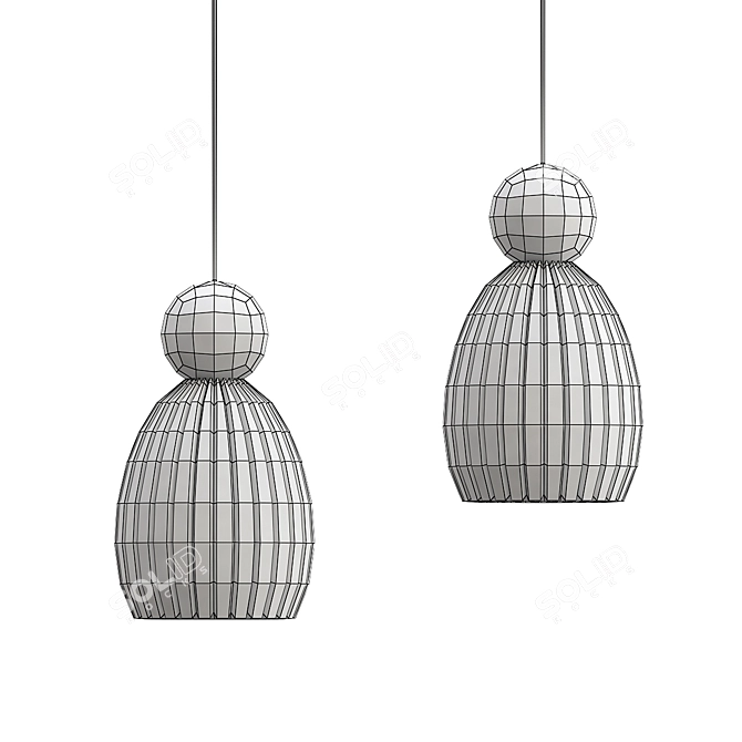 Gael Modern Lamp Model Kit 3D model image 3