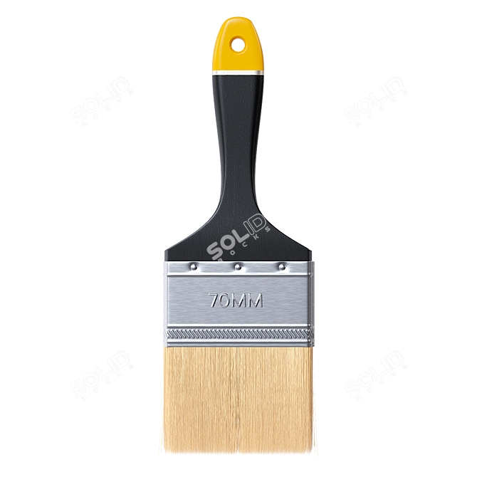 Painter's Brush 3D model image 1