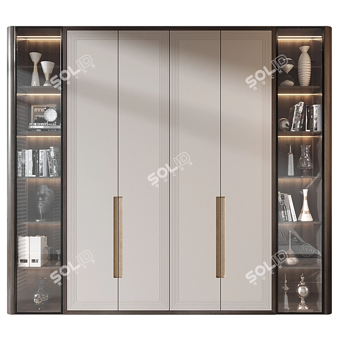 Bespoke Wardrobe Set 2015 3D model image 1