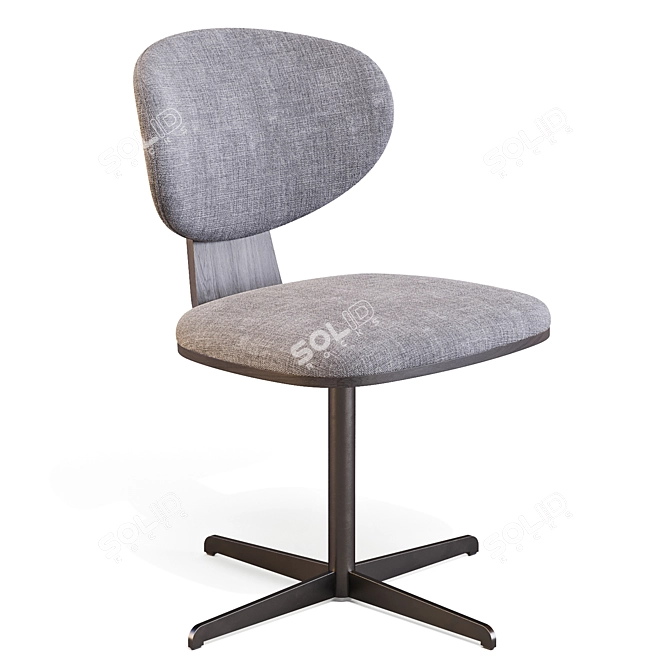 Elegant Olos Office Chair 3D model image 7