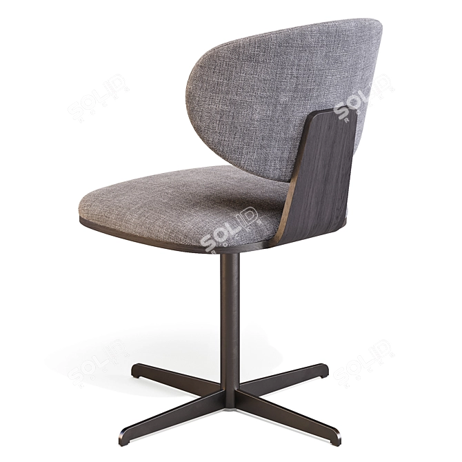 Elegant Olos Office Chair 3D model image 8