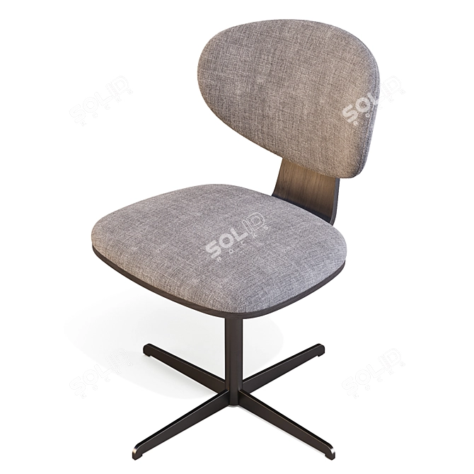 Elegant Olos Office Chair 3D model image 10