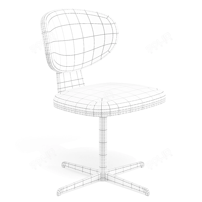 Elegant Olos Office Chair 3D model image 12