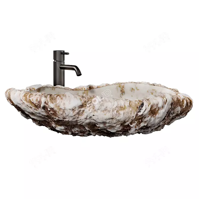 Natural Onyx Sink Model 3D model image 3