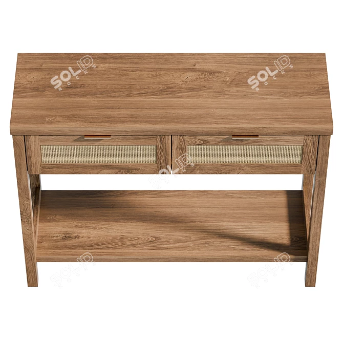 Tropical-inspired Console Table 3D model image 3