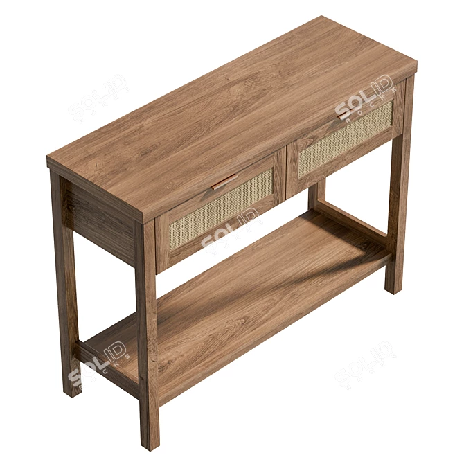 Tropical-inspired Console Table 3D model image 5