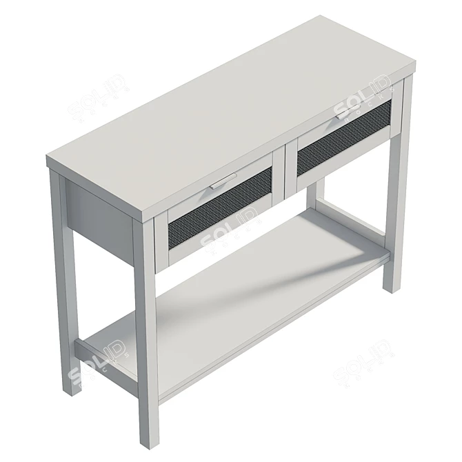 Tropical-inspired Console Table 3D model image 6