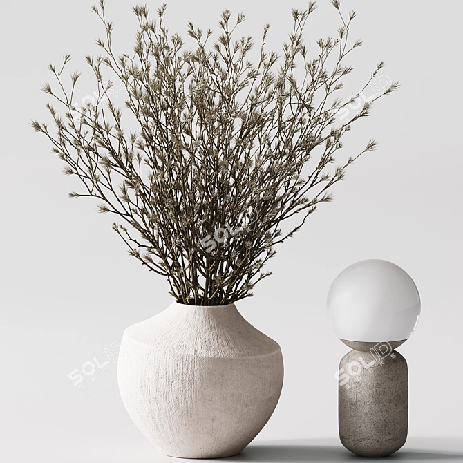 Decorative Set H100 2015 Render 3D model image 3