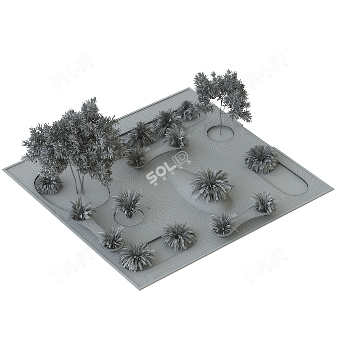 Town Square Render View 3D model image 4