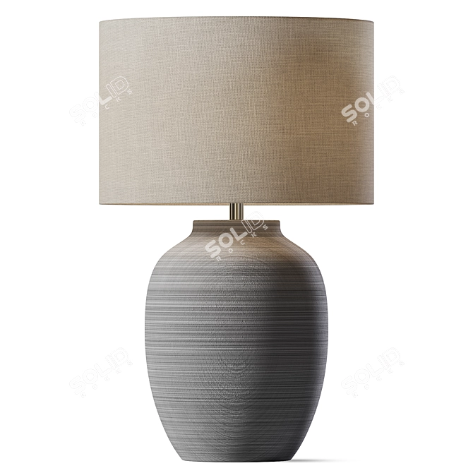 Elegant Fairford Table Lamp 3D model image 1