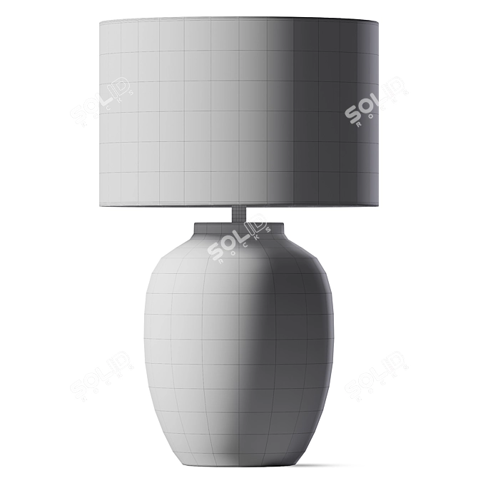 Elegant Fairford Table Lamp 3D model image 2