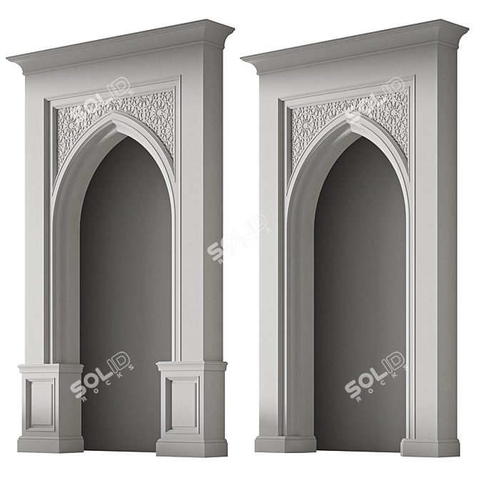 Adjustable Arabesque Arch Kit 3D model image 2