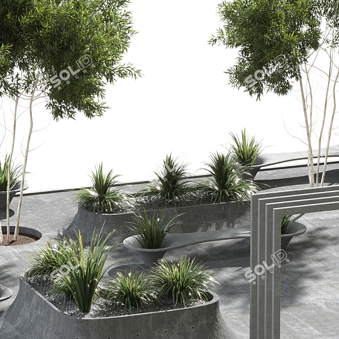 Urban Scenery 04 3D model image 2