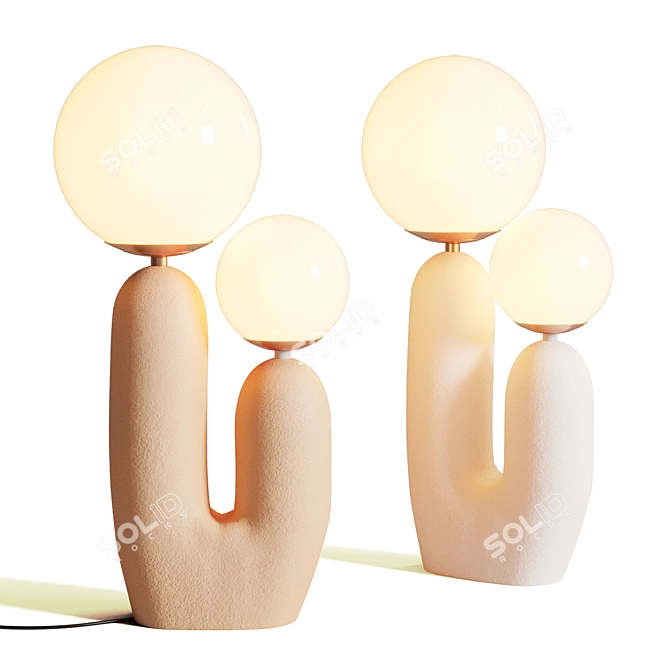  Artisan OO Table Lamp 3D model image 3