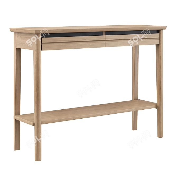 Modern Console Desk, Home Office 3D model image 1