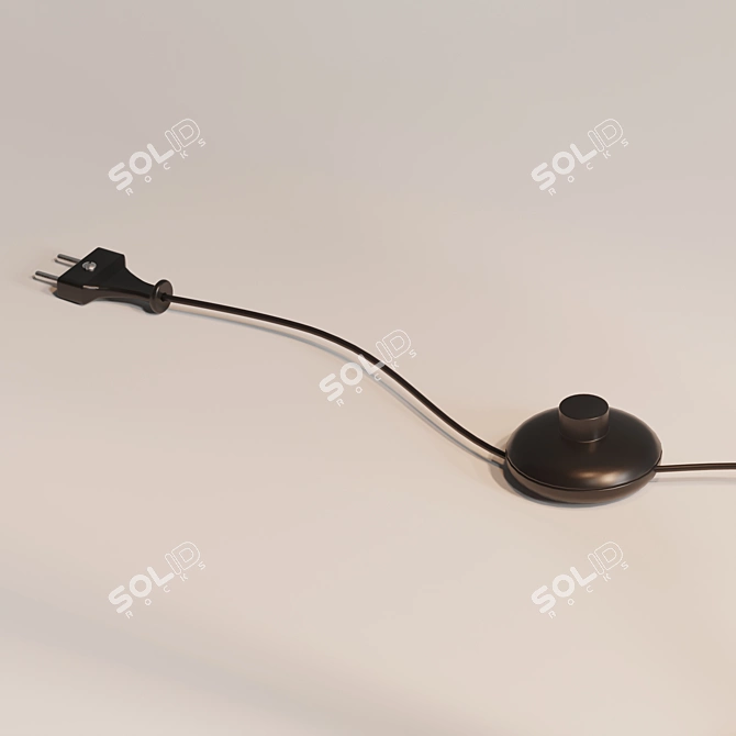 Modern LED Floor Lamp 3D model image 4