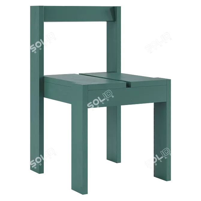 Modern Föppl Dining Chair 3D model image 3