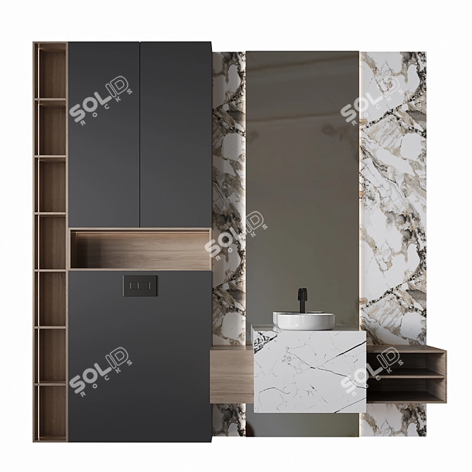 Spa Bliss Bath Set 3D model image 1