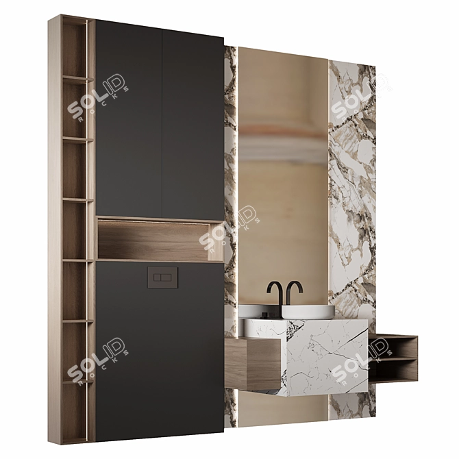 Spa Bliss Bath Set 3D model image 2