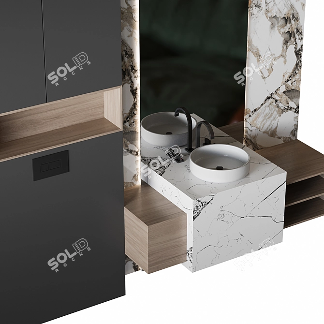 Spa Bliss Bath Set 3D model image 4