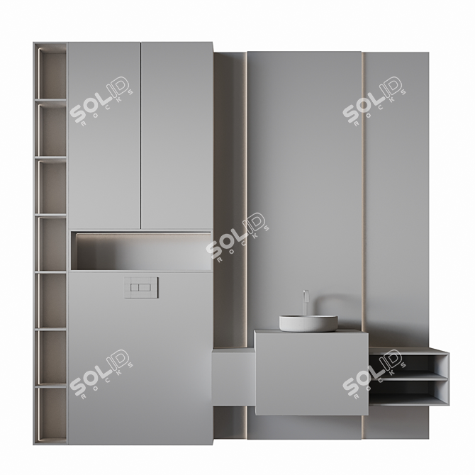 Spa Bliss Bath Set 3D model image 5