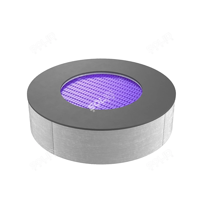 Circular In-Ground Trampoline 160 3D model image 1