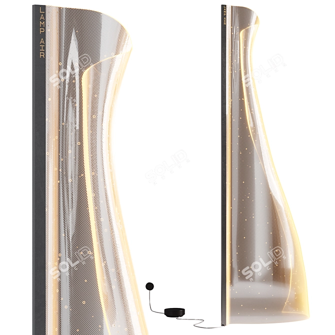 Elegant Manta Grand Lamp 3D model image 1