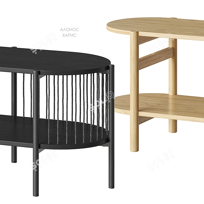 Alonos & Haris TV Stand 3D model image 2