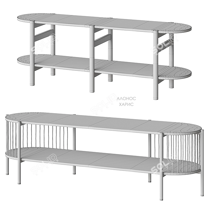 Alonos & Haris TV Stand 3D model image 5