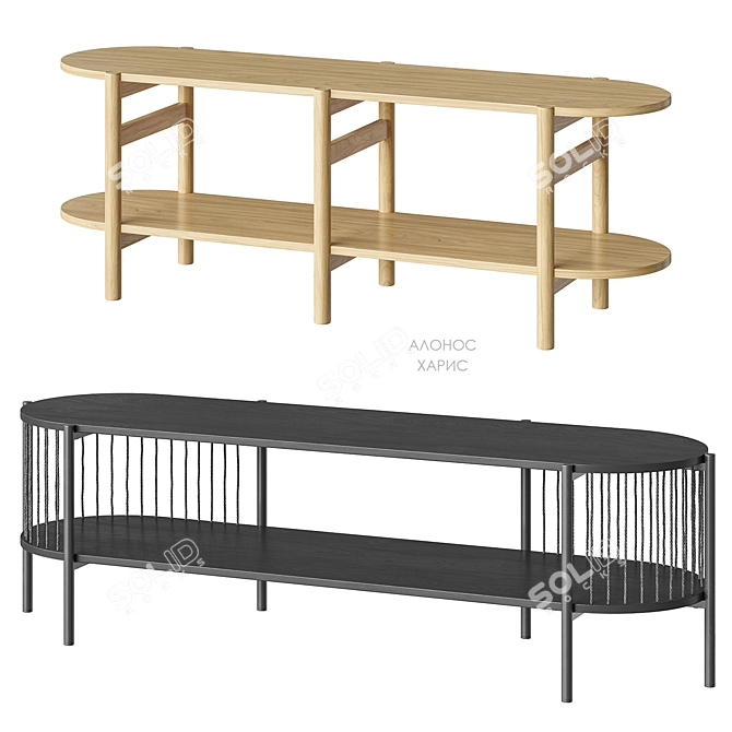Alonos & Haris TV Stand 3D model image 6