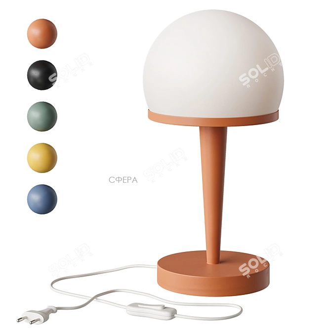 Sphere Table Lamp Divan.ru 3D model image 1