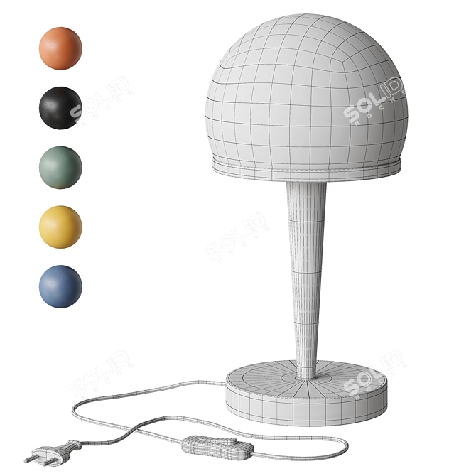 Sphere Table Lamp Divan.ru 3D model image 7