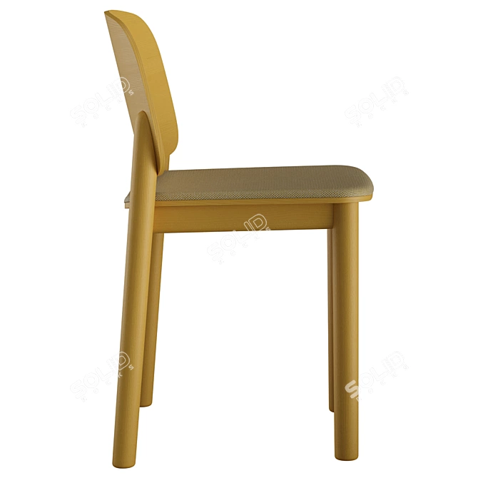 Billiani White Upholstered Chair 3D model image 6